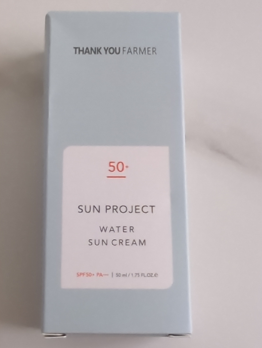 Thank You Farmer - Sun Project Water Sun Cream SPF50+ PA+++ 50ml/1.75 fl oz - Picture 1 of 2